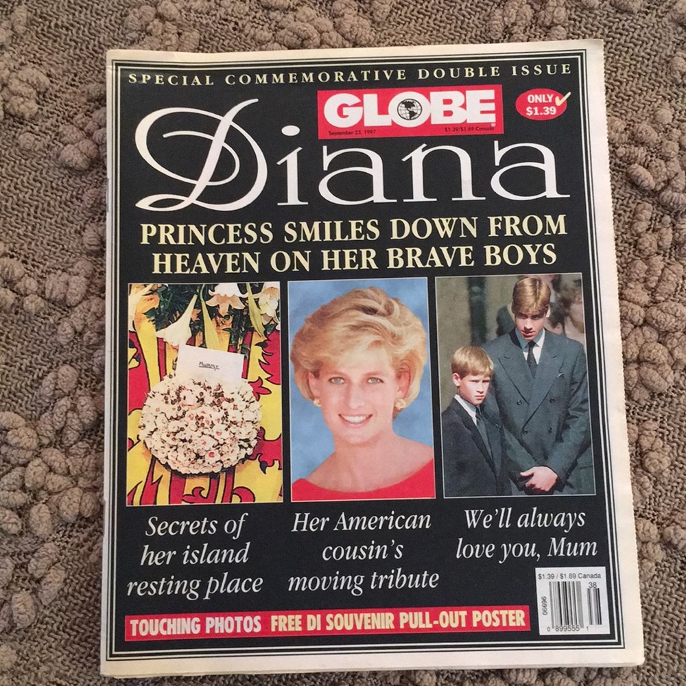 Princess Diana Commemorative Globe Double Issue